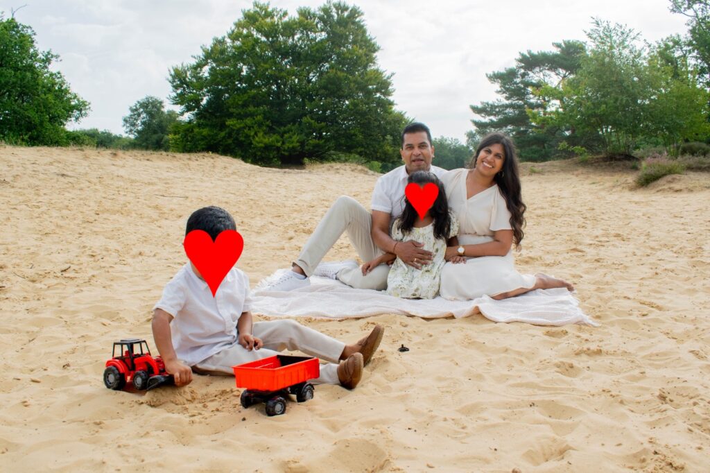 Familie fotoshoot Kamalini