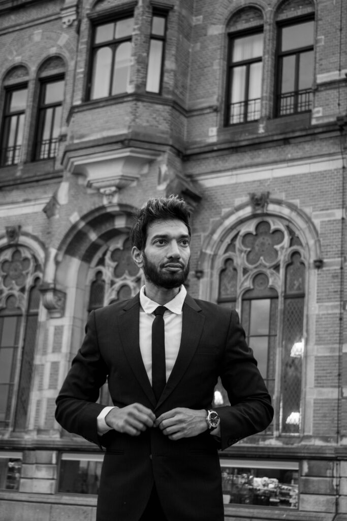 Aswin male model photoshoot business