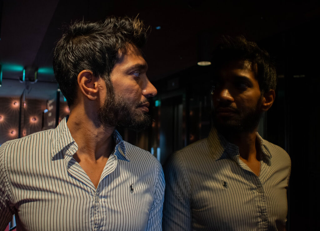 Aswin male model photoshoot business