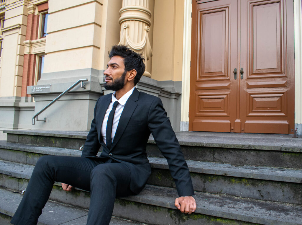 Aswin male model photoshoot business