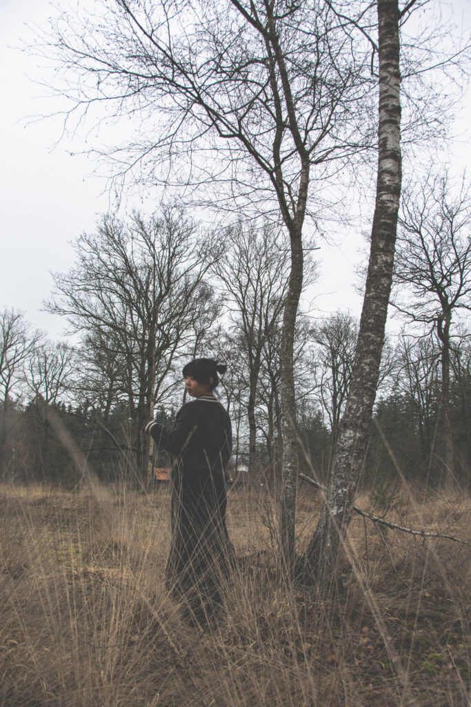 Wednesday outdoor photoshoot