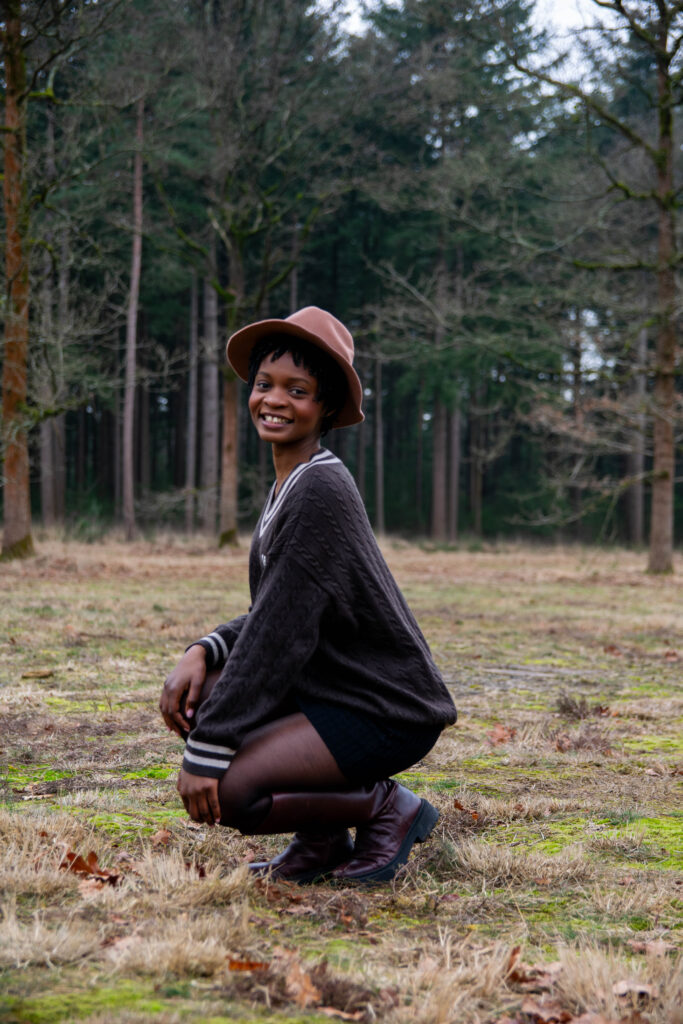 Wednesday outdoor photoshoot