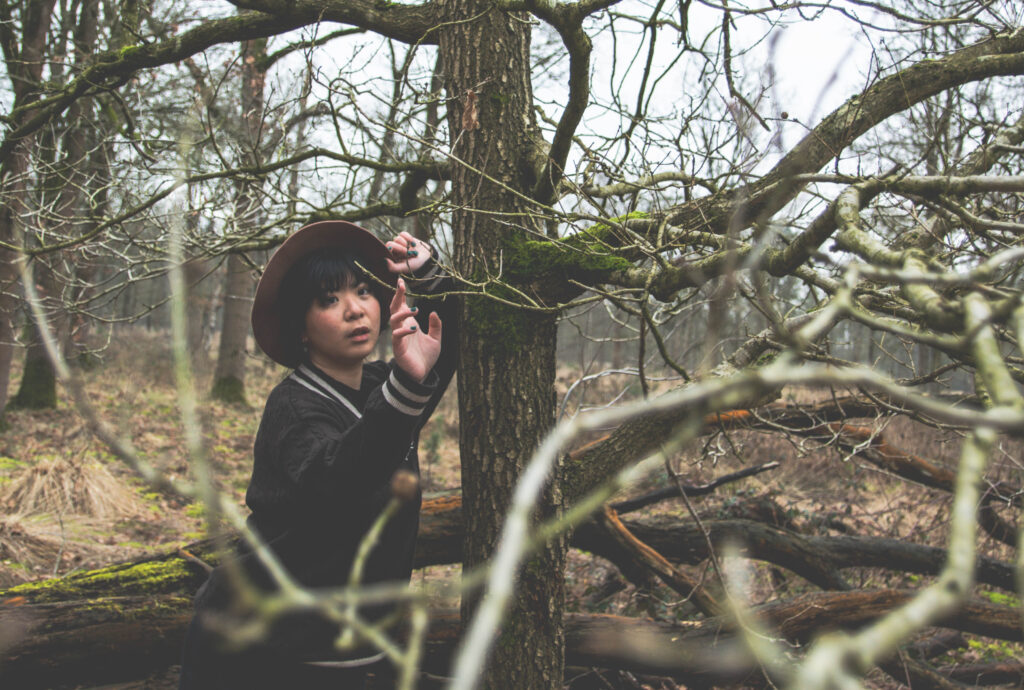 Wednesday outdoor photoshoot