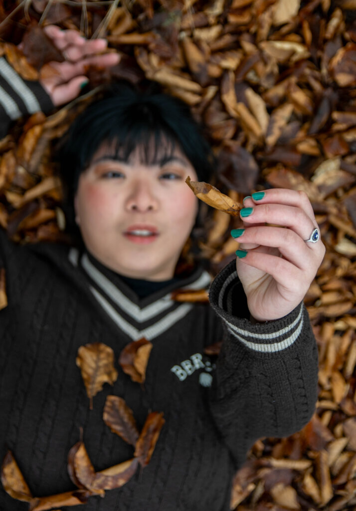 Wednesday outdoor photoshoot